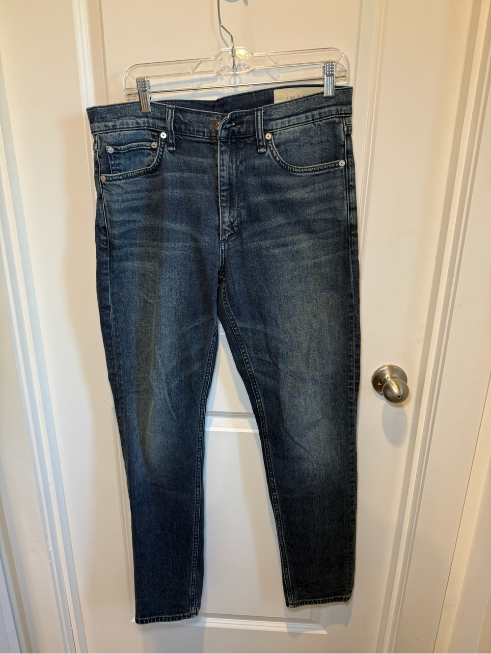 rag & bone Fit Slim Jeans 32x32 Medium Wash Stretch Denim